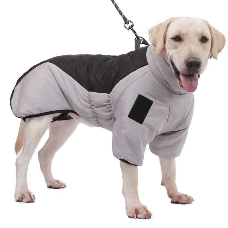 Winter Dog Coat – Waterproof, Warm Padded Vest for Medium & Large Dogs
