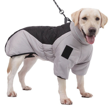 Winter Dog Coat – Waterproof, Warm Padded Vest for Medium & Large Dogs