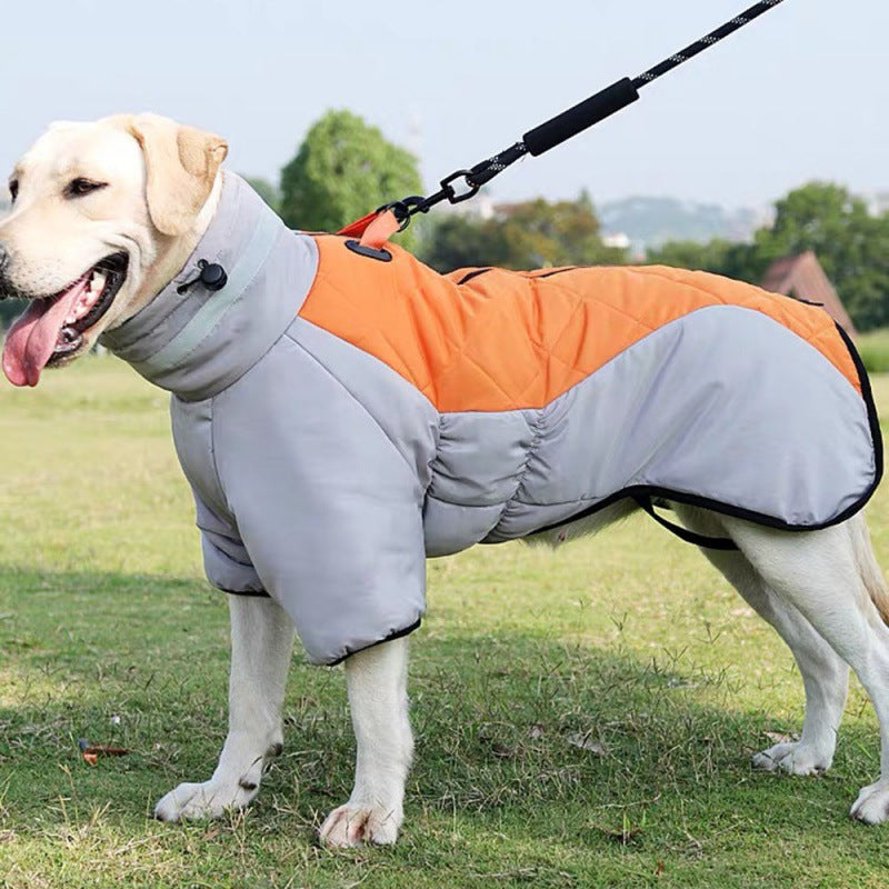 Winter Dog Coat – Waterproof, Warm Padded Vest for Medium & Large Dogs