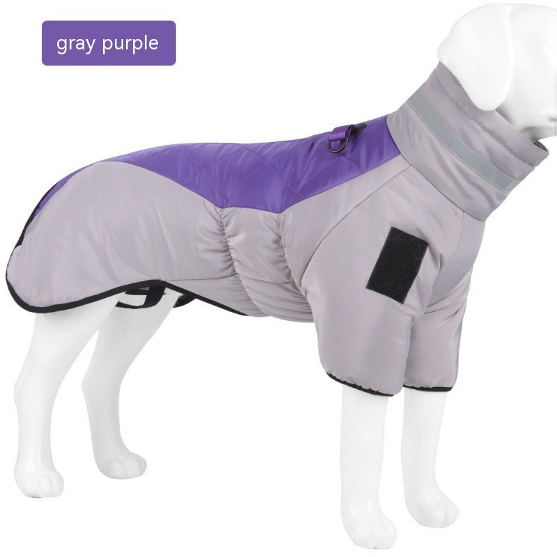 Winter Dog Coat – Waterproof, Warm Padded Vest for Medium & Large Dogs