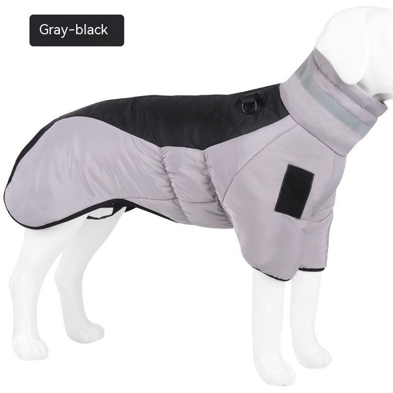 Winter Dog Coat – Waterproof, Warm Padded Vest for Medium & Large Dogs